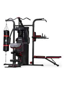 MULTI GIMNASIO DE 3 ESTACIONES RANDERS 63175 CON BOLSA DE BOXEO CARGA 70KG Novedad 2025